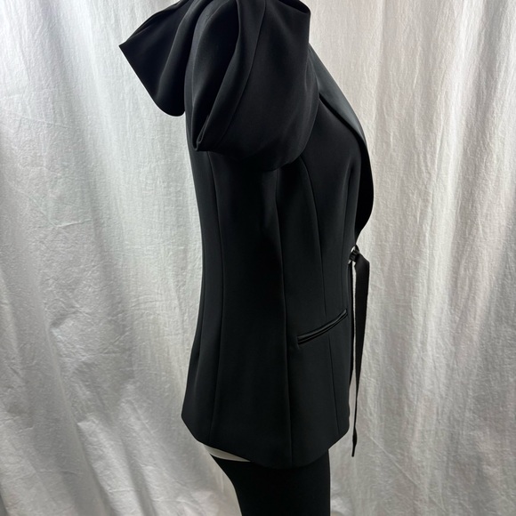 Marc Cain Elegant Black Blazer with Tie Detail US 8 - Picture 5 of 10